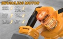 SOUFFLEUR PORTABLE 21V BRUSHLESS MOTOR + 2 BATTERIES INCLUSES