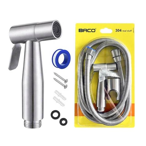 Bidet flexible (acier inox).